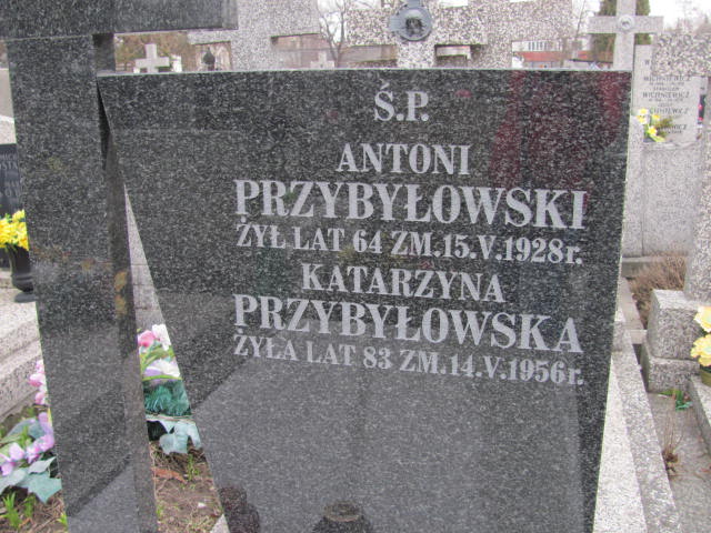 Krystyna Przybyłowska Warszawa Czerniakowski - Grobonet - Wyszukiwarka osób pochowanych