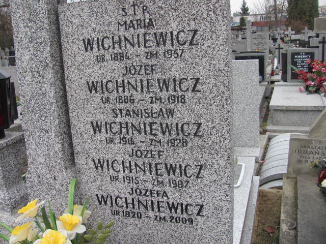 Stanisław Wichniewicz 1914 Warszawa Czerniakowski - Grobonet - Wyszukiwarka osób pochowanych