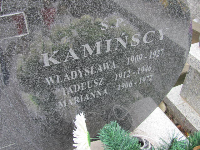 Marianna Kamińska 1905 Warszawa Czerniakowski - Grobonet - Wyszukiwarka osób pochowanych