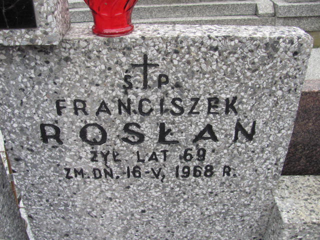 Franciszek Rosłan Warszawa Czerniakowski - Grobonet - Wyszukiwarka osób pochowanych