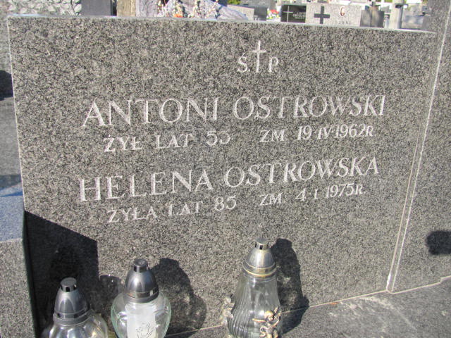 Maciej Ostrowski Warszawa Czerniakowski - Grobonet - Wyszukiwarka osób pochowanych