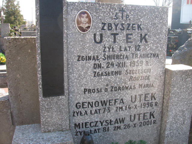 Zbigniew Utek Warszawa Czerniakowski - Grobonet - Wyszukiwarka osób pochowanych