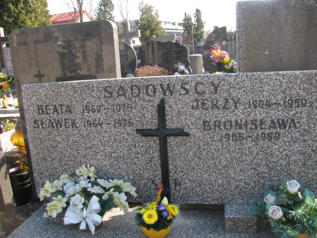 Beata Sadowska 1962 Warszawa Czerniakowski - Grobonet - Wyszukiwarka osób pochowanych