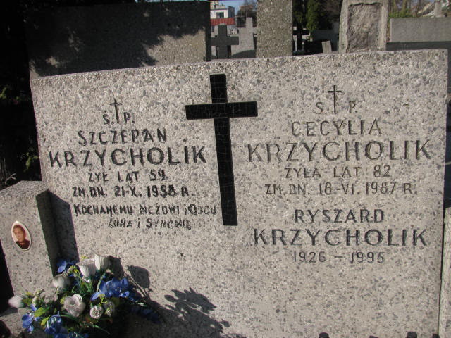 Zbigniew Krzycholik Warszawa Czerniakowski - Grobonet - Wyszukiwarka osób pochowanych