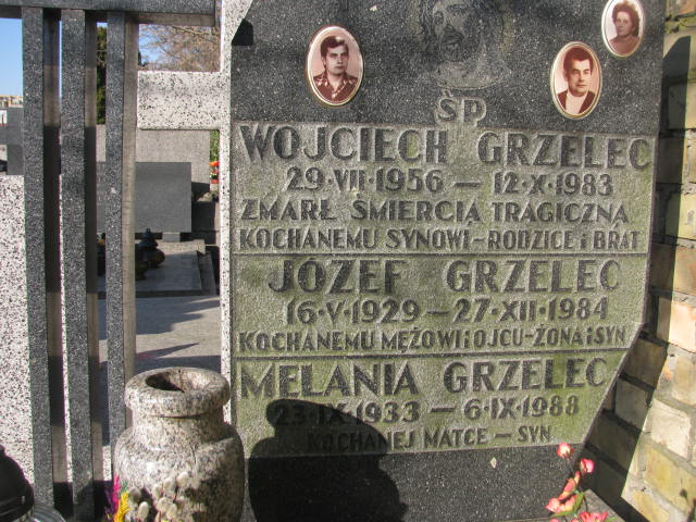 Józef Grzelec 1929 Warszawa Czerniakowski - Grobonet - Wyszukiwarka osób pochowanych