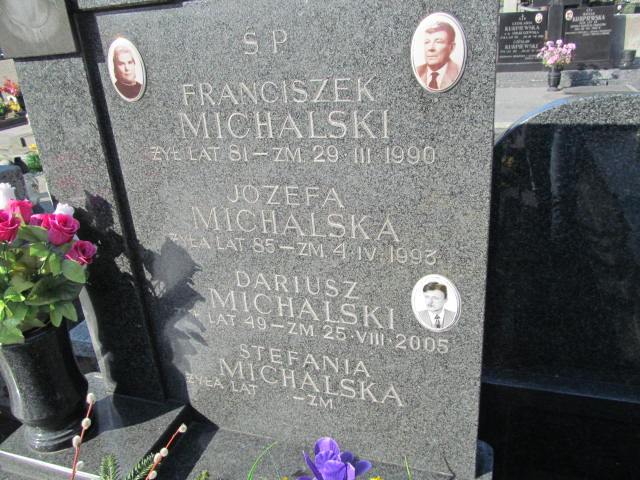 Józefa Michalska Warszawa Czerniakowski - Grobonet - Wyszukiwarka osób pochowanych