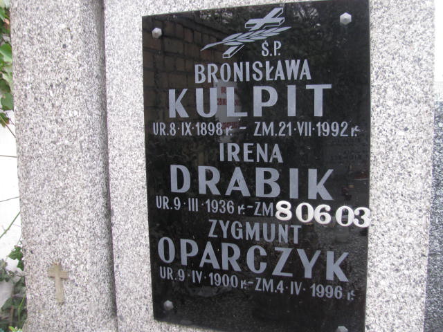 Zygmunt Oparczyk 1990 Warszawa Czerniakowski - Grobonet - Wyszukiwarka osób pochowanych