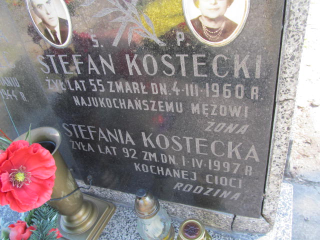Stefania Kostecka Warszawa Czerniakowski - Grobonet - Wyszukiwarka osób pochowanych