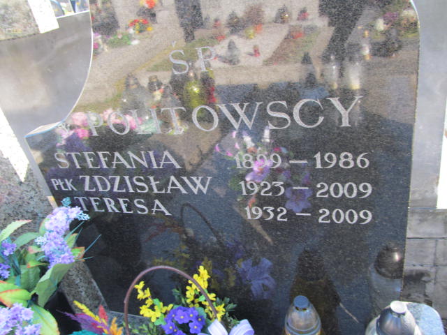 Jadwiga Politowska 1928 Warszawa Czerniakowski - Grobonet - Wyszukiwarka osób pochowanych
